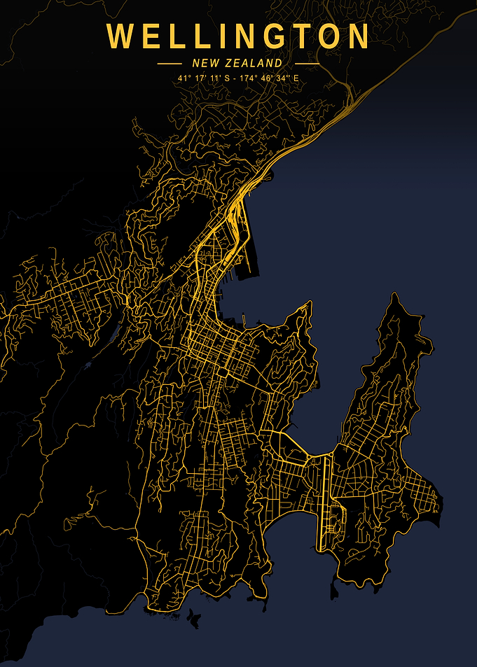 Wellington Golden Map