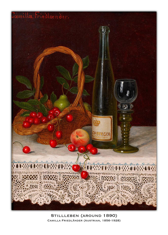 Still Life with Cherries and Wine
