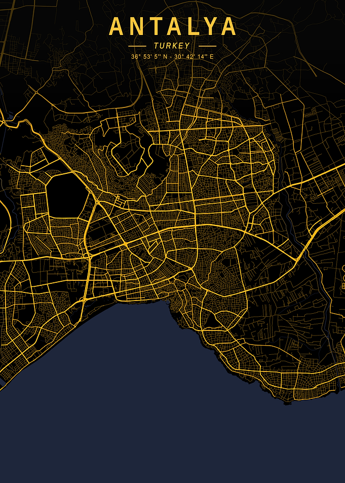 Antalya Golden Map
