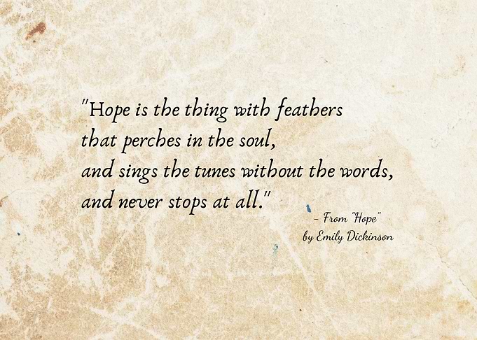 Emily Dickinson Hope Quote