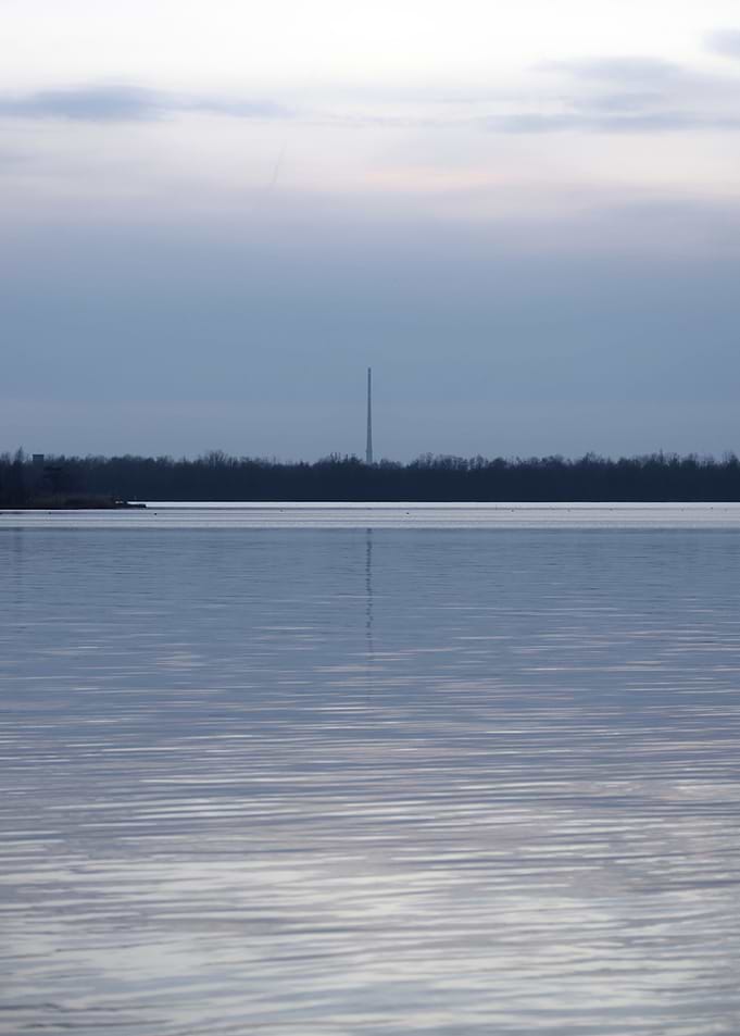 Calm Water, Distant Tower
