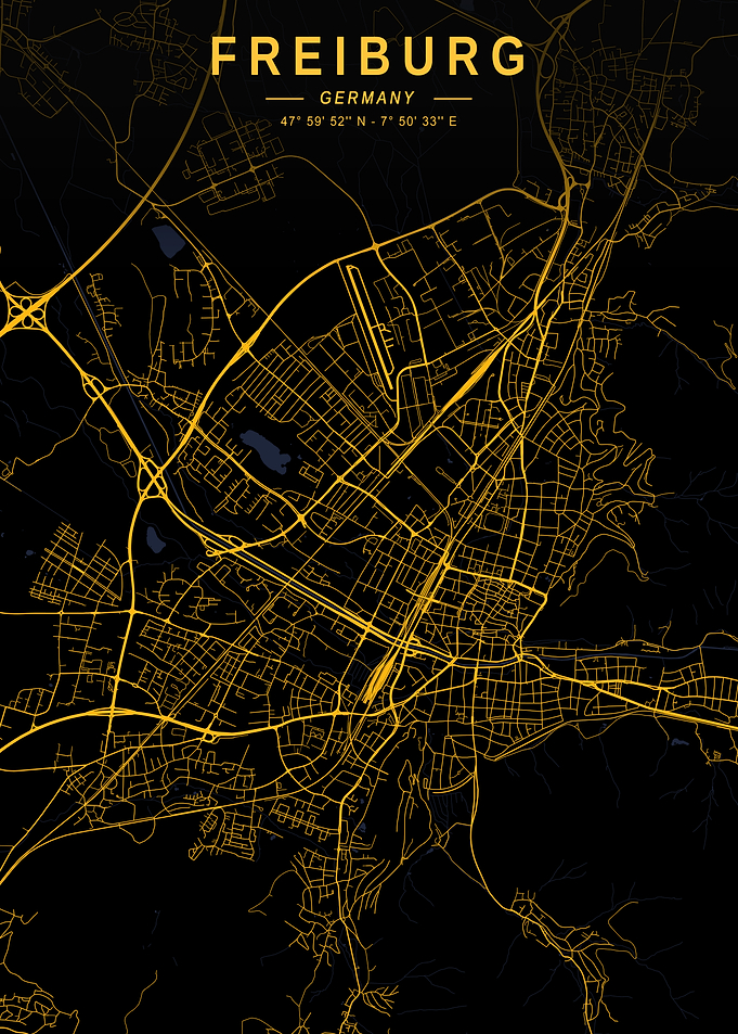 Freiburg Golden Map