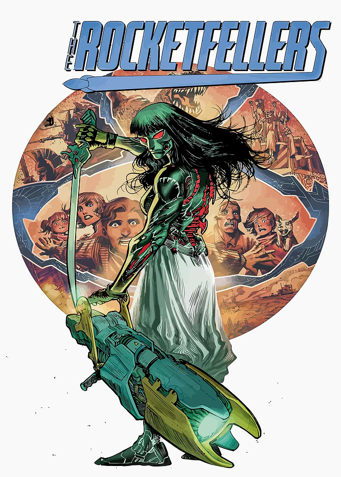 The Rocketfellers Comic Cover