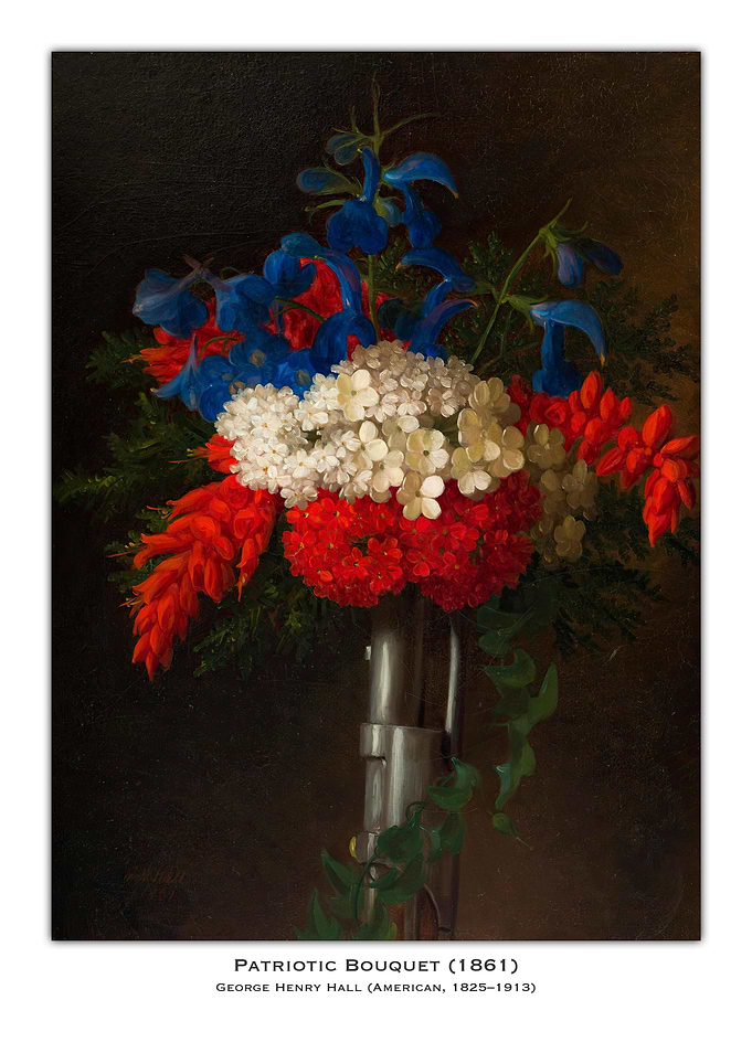 Patriotic Bouquet Painting