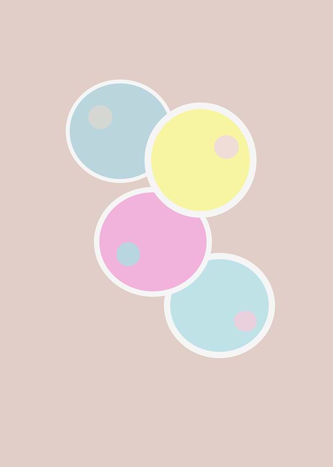 Pastel Bubble Chain