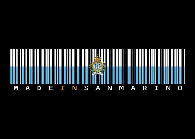 San Marino Flag Barcode