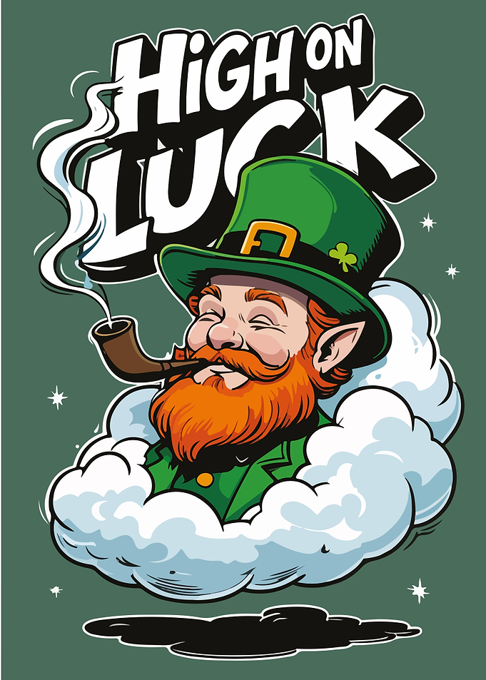 Leprechaun High on Luck