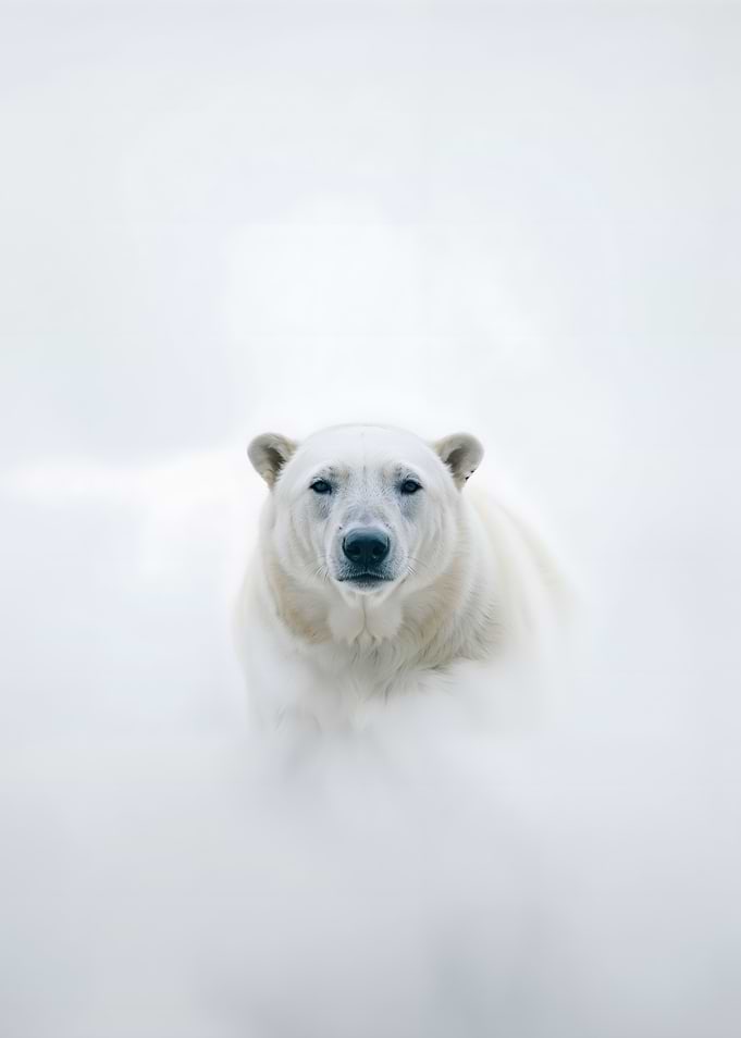 Polar Bear in Snow