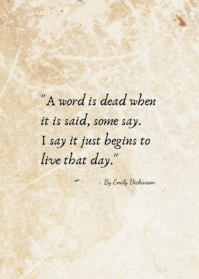 Emily Dickinson Quote