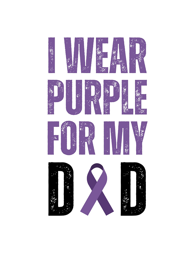 Purple Ribbon Dad
