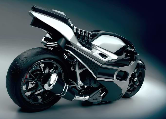 Futuristic Motorcycle Design