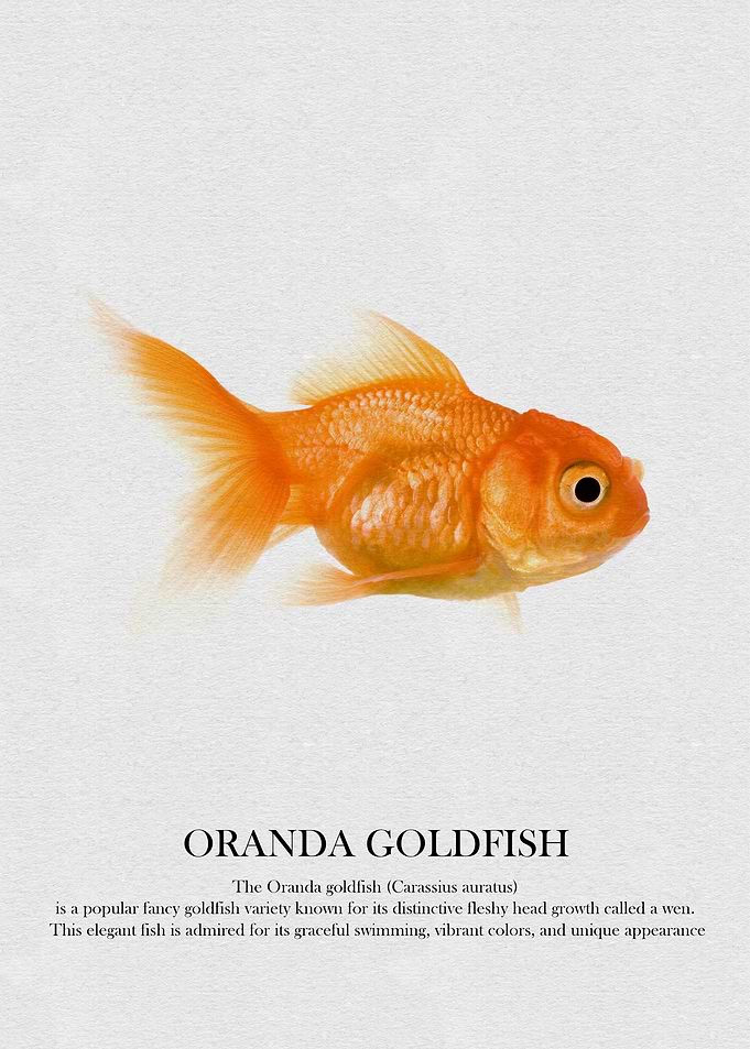 Oranda Goldfish Illustration