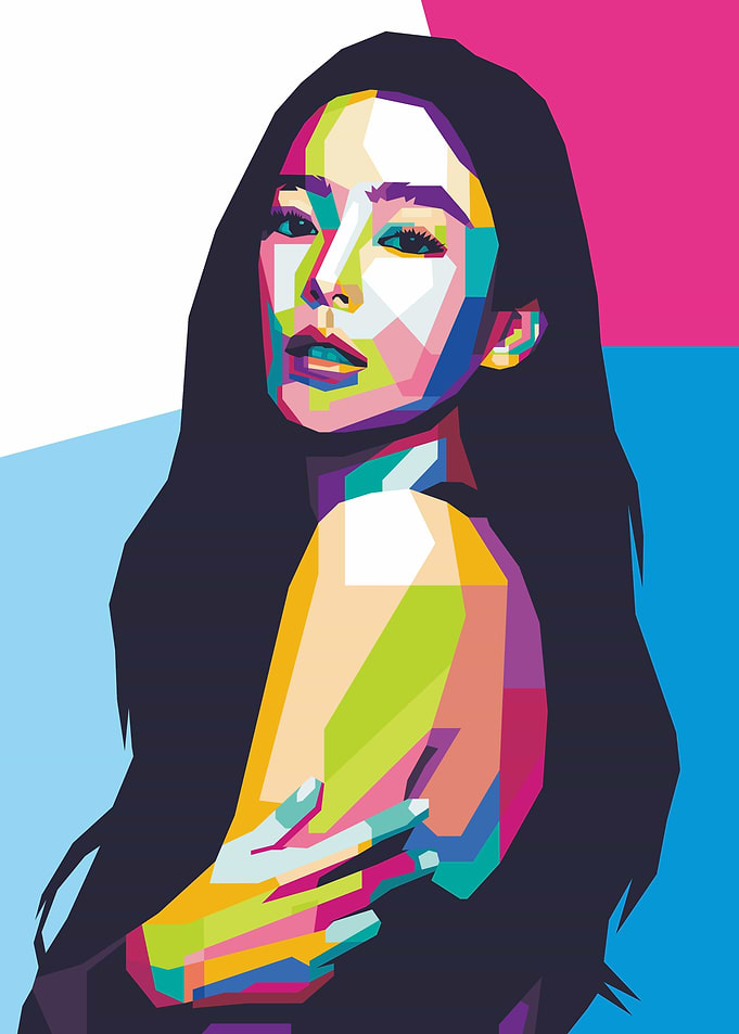 Pop Art Portrait of a Woman