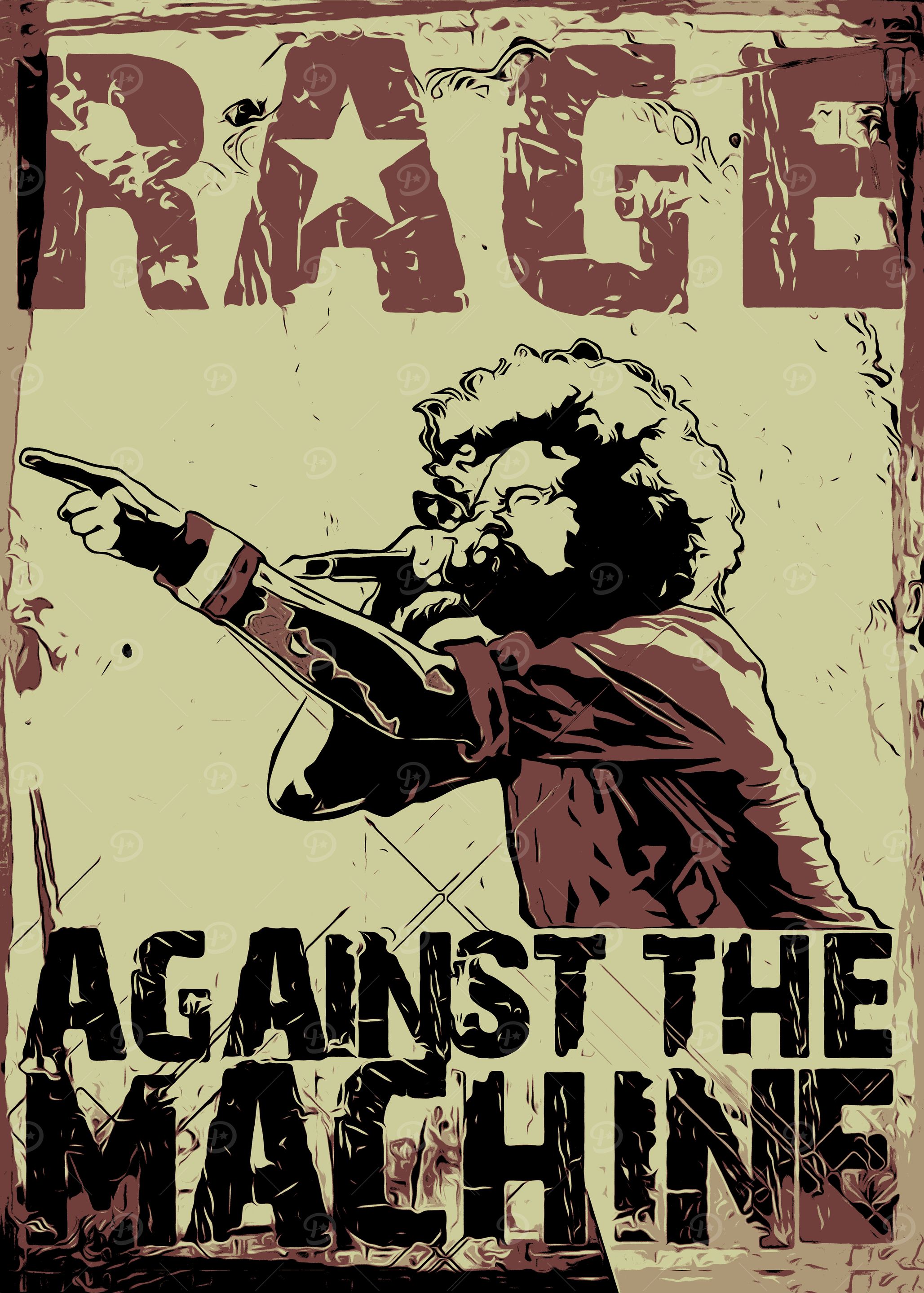 Rage against the machine Posters Online - Shop Unique Metal Prints