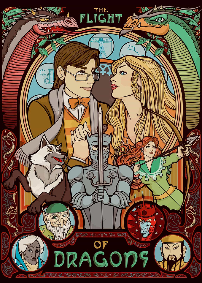 Flight of Dragons Poster