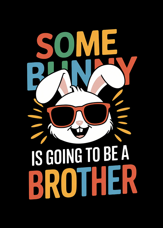 Funny Easter Bunny Brother