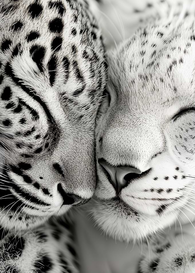 Snow Leopard Close-Up