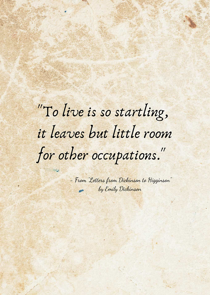 Emily Dickinson Quote