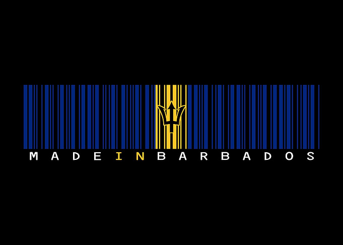 Barbados Barcode Flag
