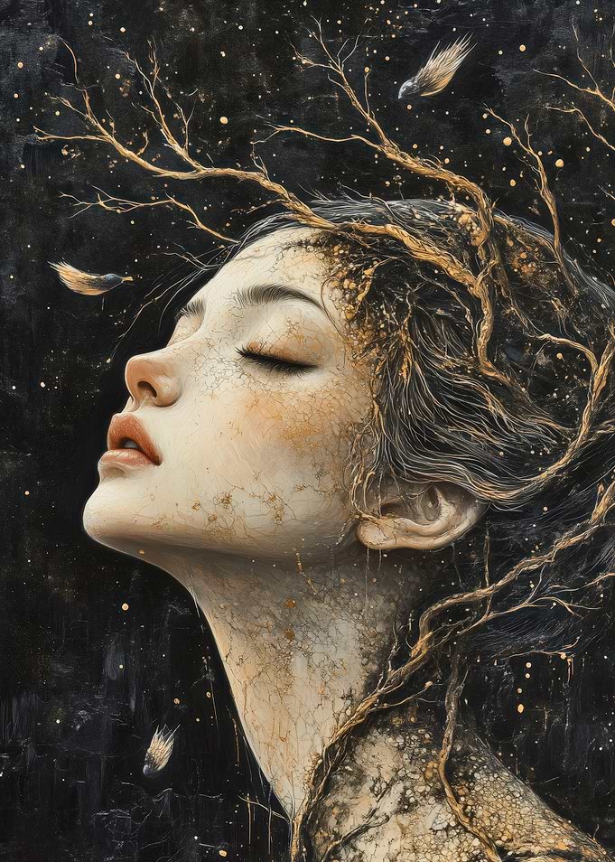 Golden Branch Woman