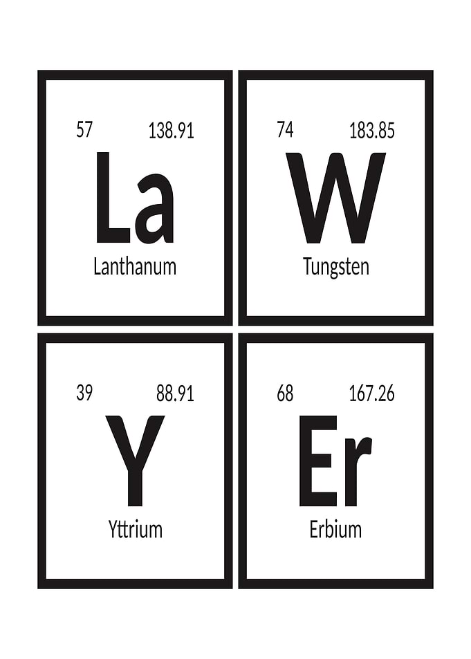 Lawyer Periodic Table