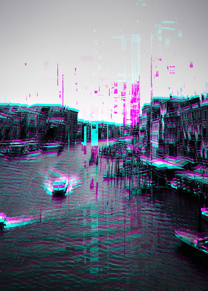 Venice Glitch Art