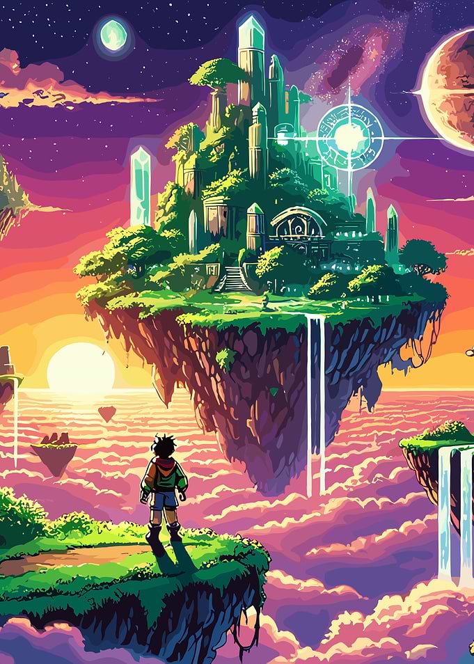 Floating Island Cityscape