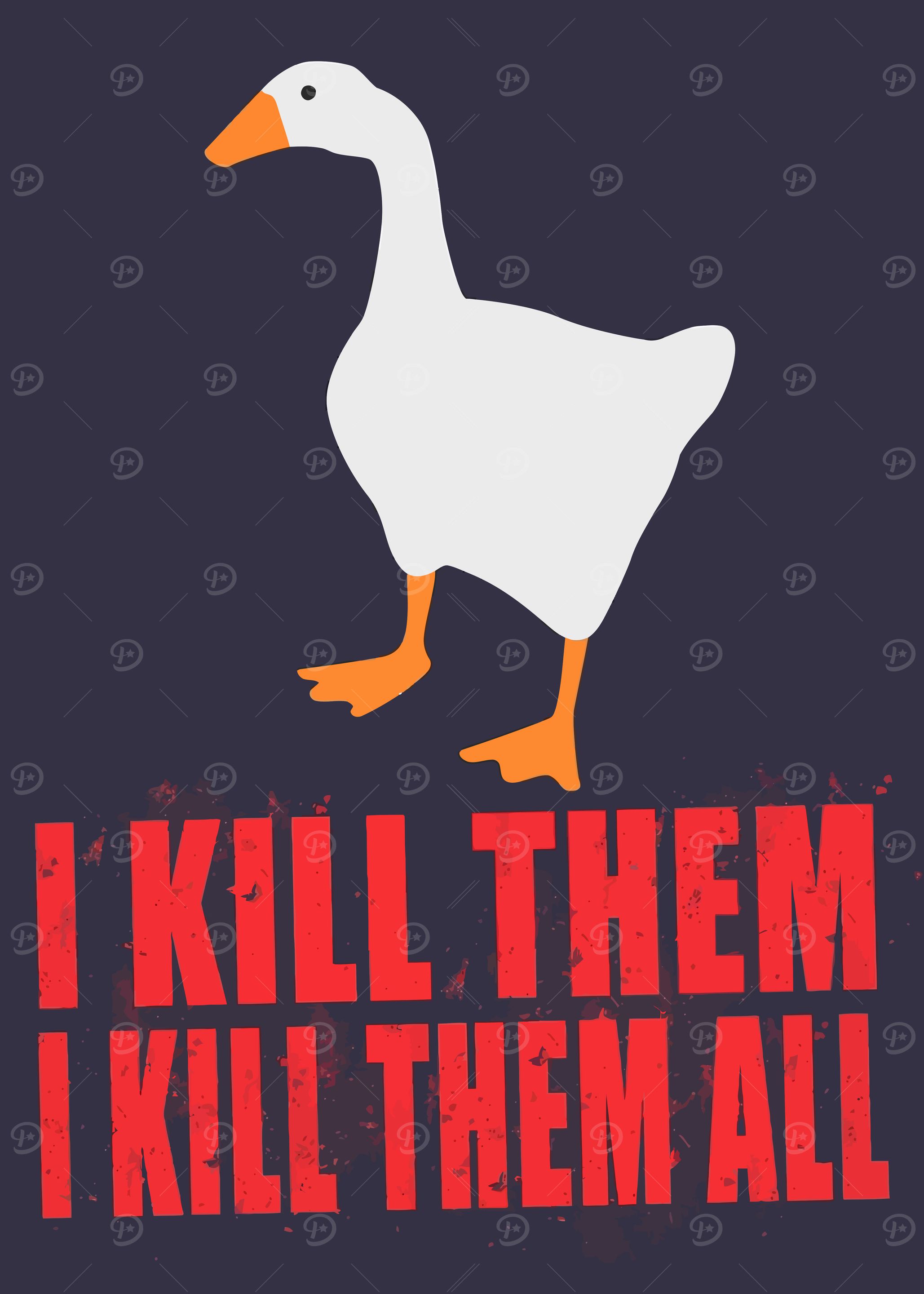 Goose Meme Poster