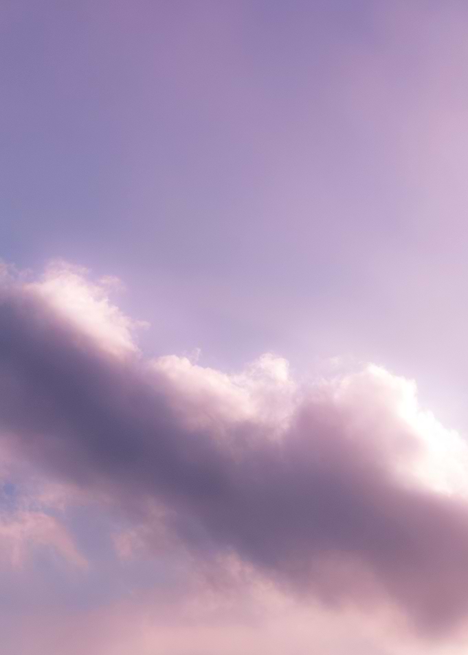 Pink Sky with Clouds