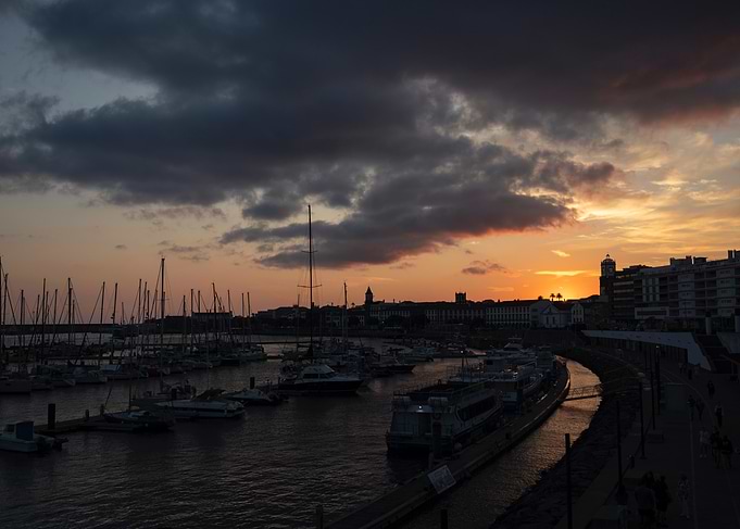 Sunset Harbor View