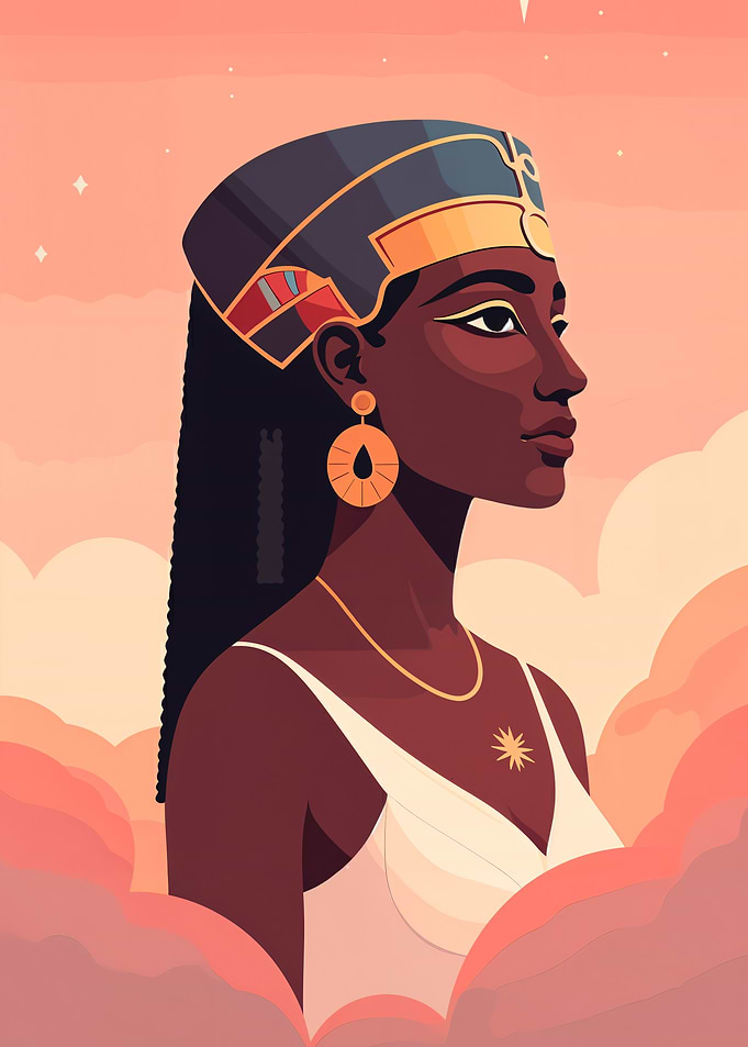 Egyptian Queen Illustration