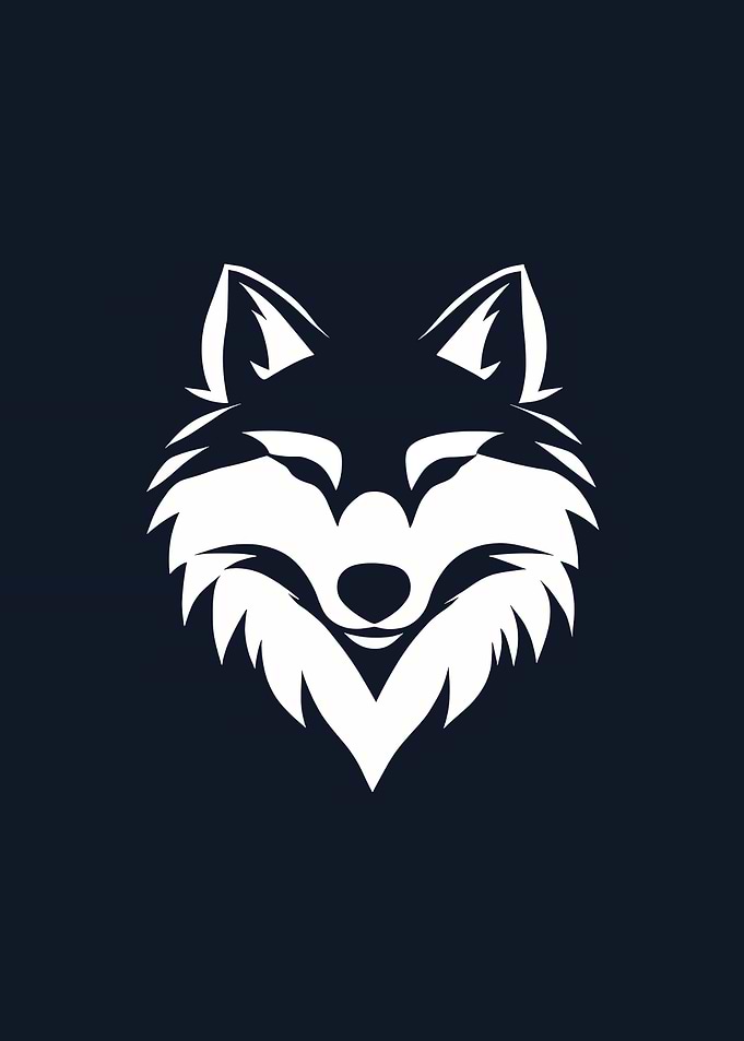 Wolf Head Silhouette