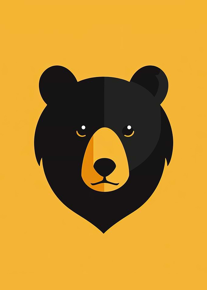 Black Bear Illustration