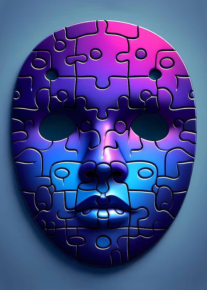 Mask Of Puzzled Emotion