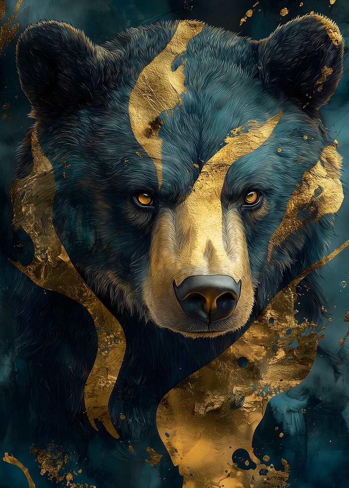 Golden Bear Portrait