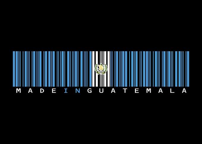 Guatemala Barcode Flag