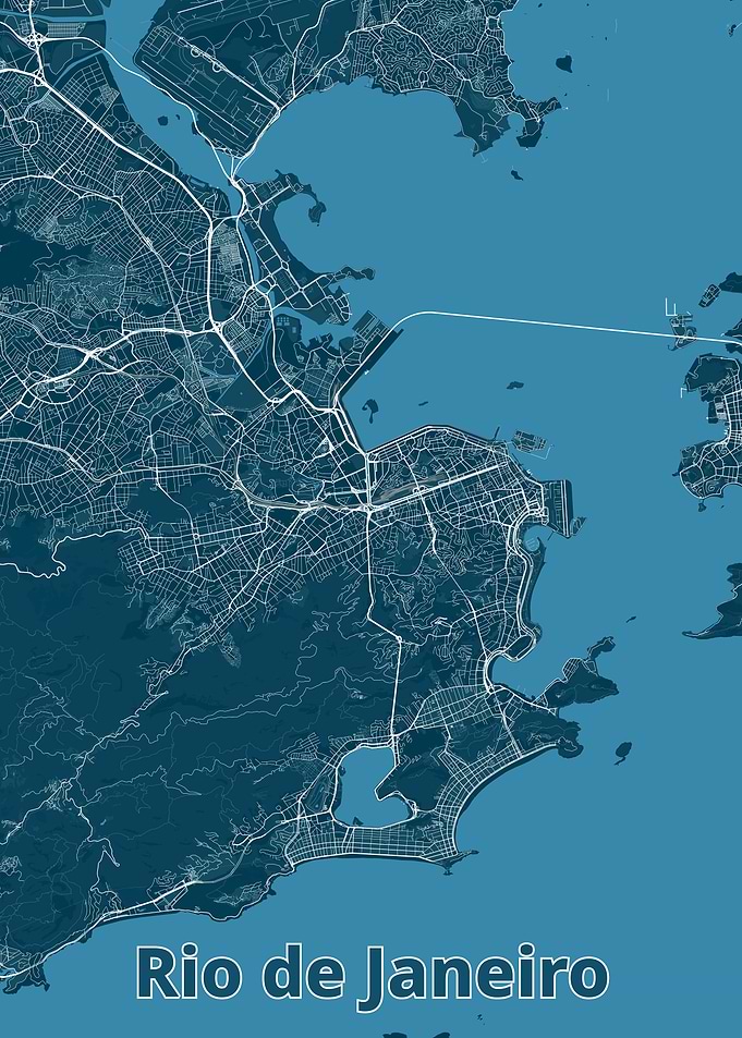 Rio de Janeiro City Map