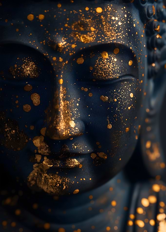 Gold Leaf Buddha Statue