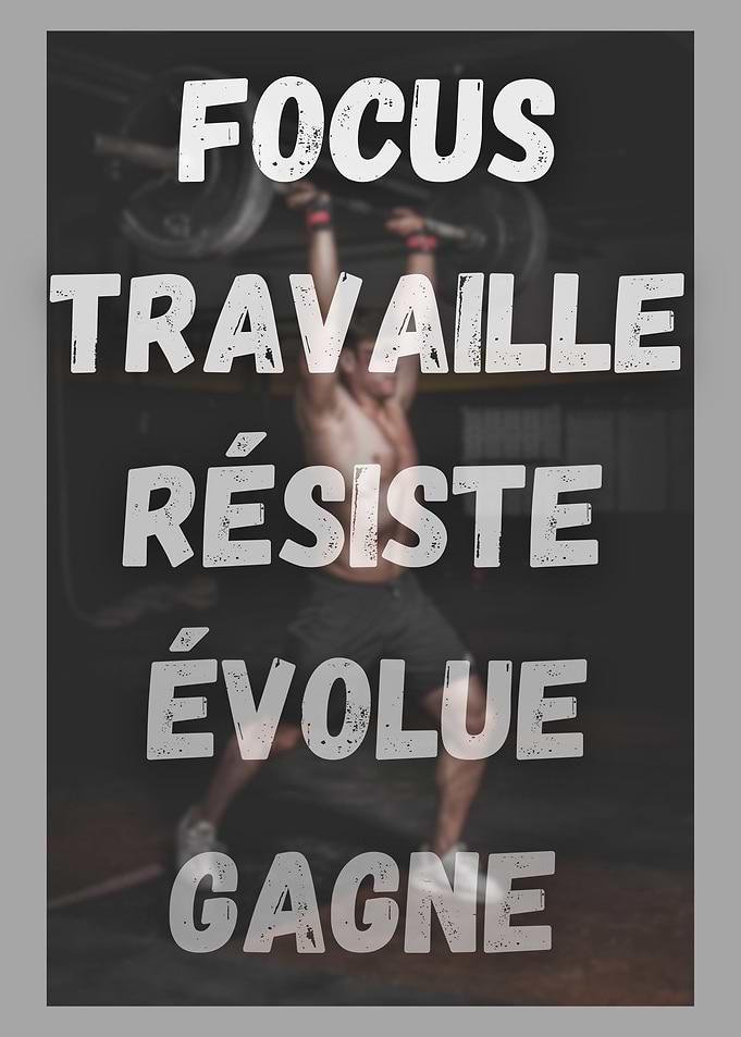 Fitness Motivation Poster