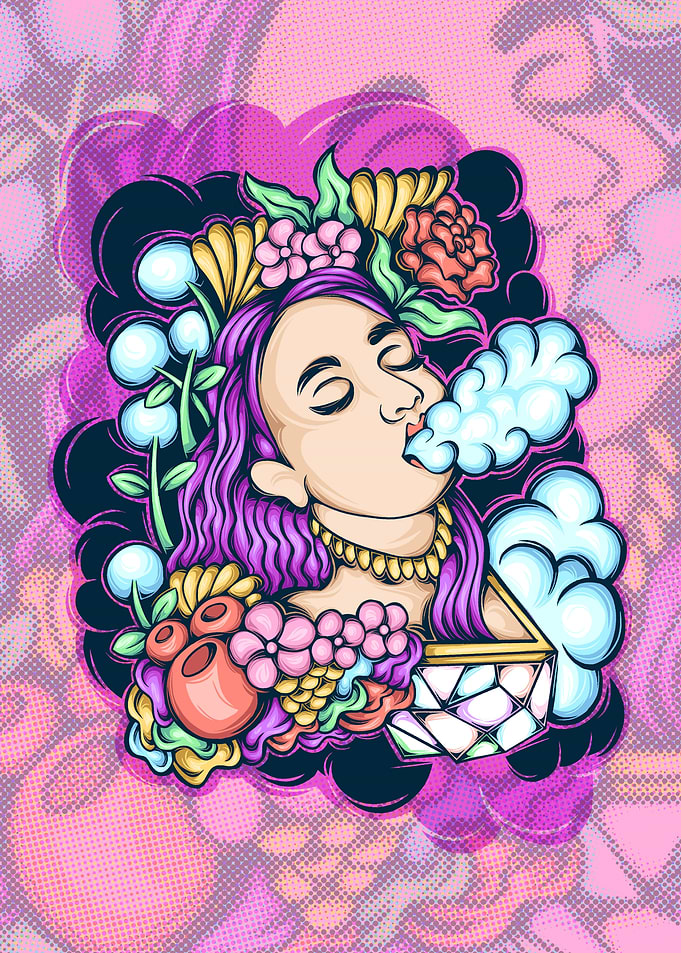 Vaporwave Girl
