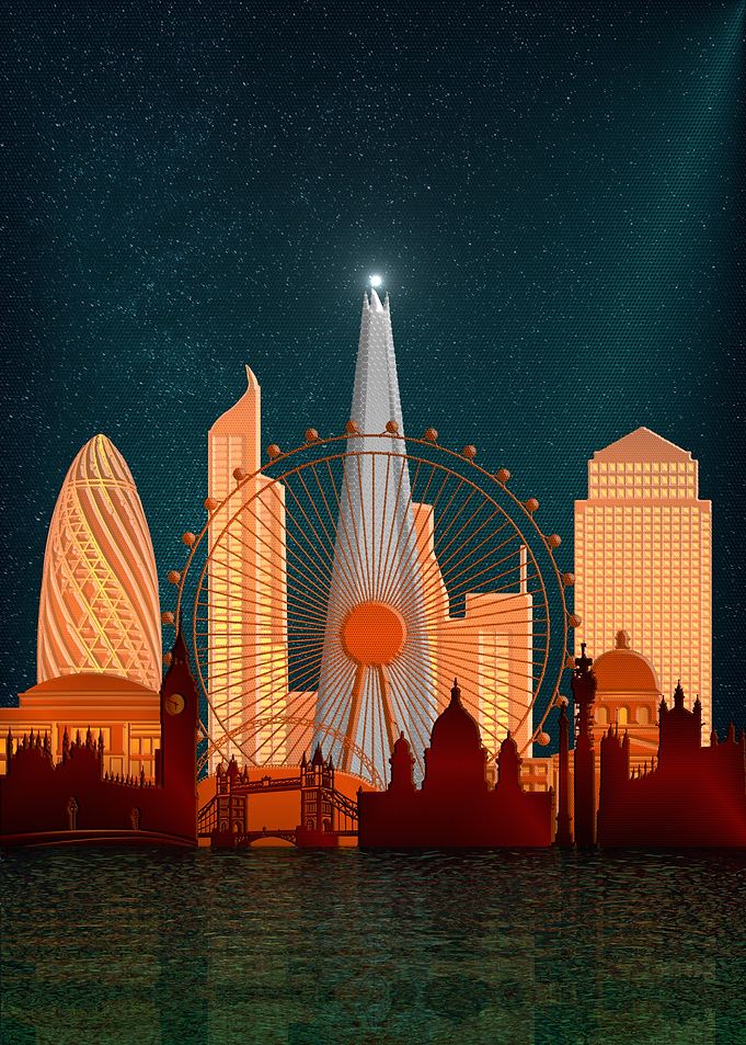 London Skyline Night