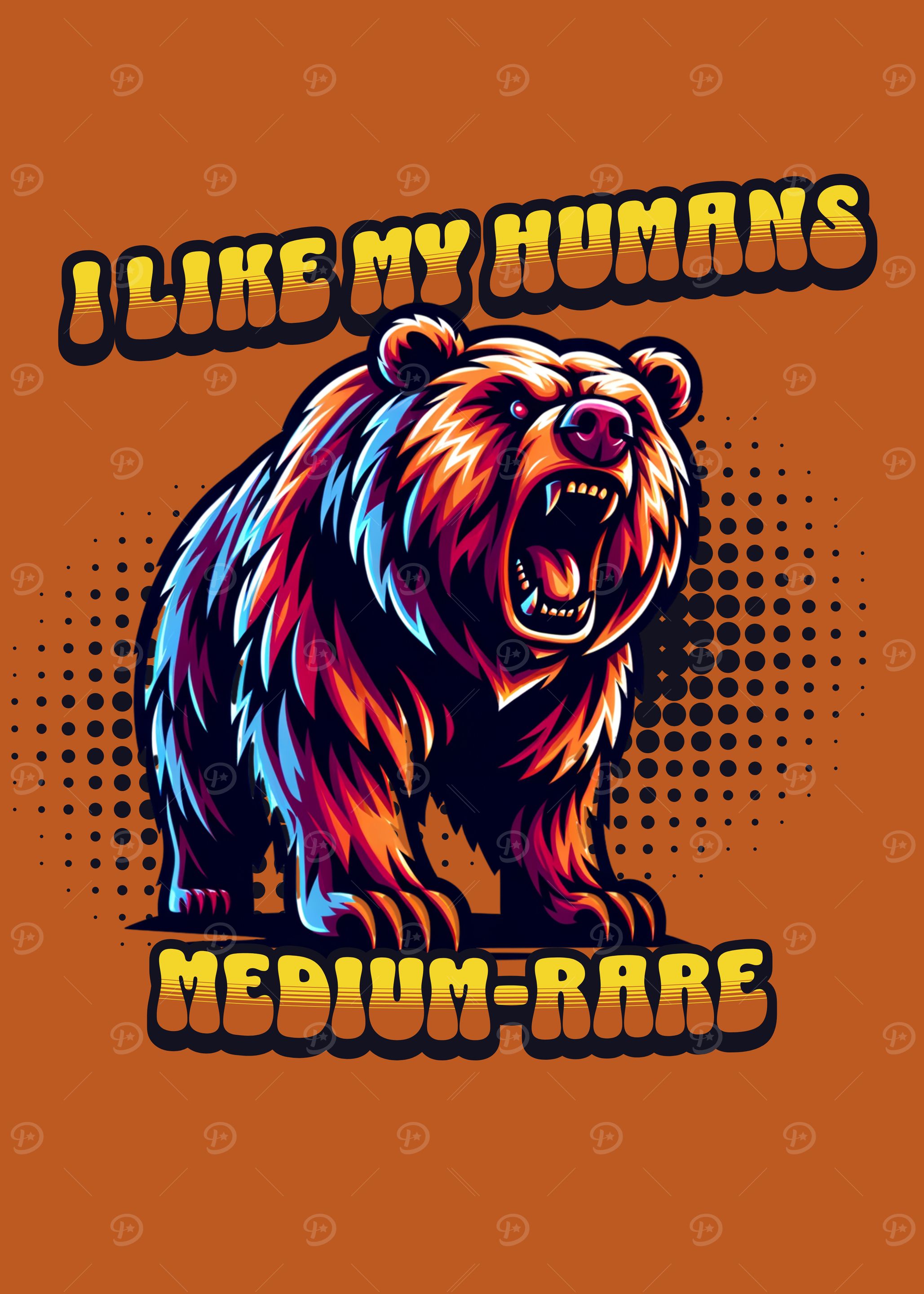 Bear & Humans Graphic