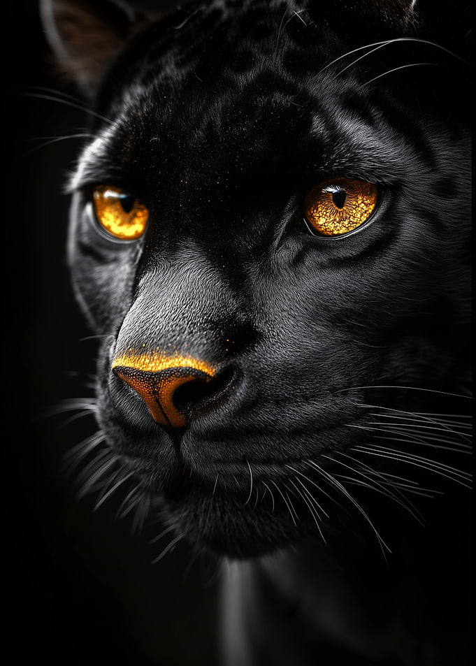 Black Panther Close-Up