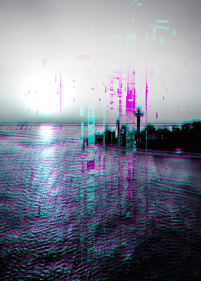 Glitched Cityscape