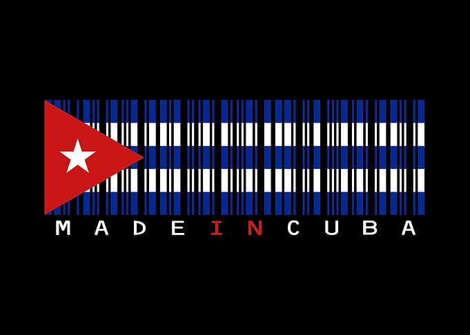 Cuban Flag Barcode