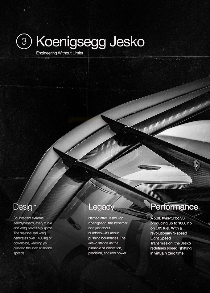Koenigsegg Jesko Magazine Cover