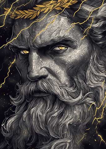 Zeus, God of Thunder