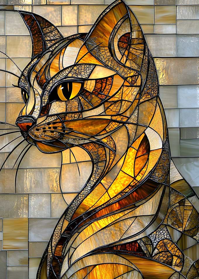 Kintsugi Cute Cat