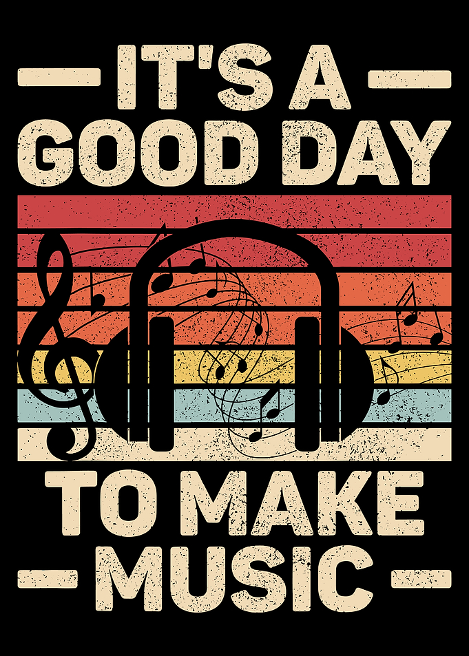 It's A Good Day To Make Music Lovers Musician EDM DJ poster