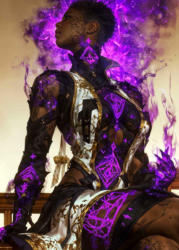 Fiery Female Warrior